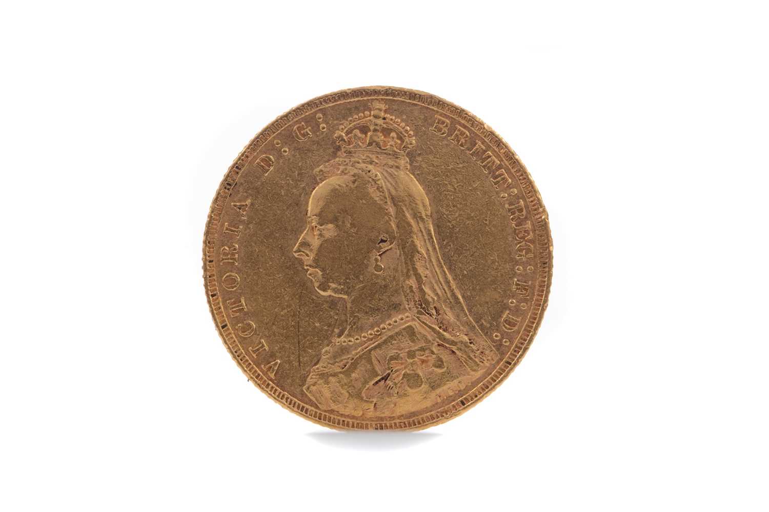 A VICTORIA GOLD SOVEREIGN DATED 1891 - Image 2 of 2