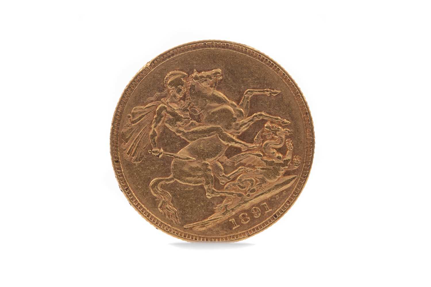 A VICTORIA GOLD SOVEREIGN DATED 1891