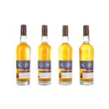 FOUR BOTTLES OF SCAPA GLANSA