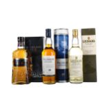 HIGHLAND PARK 12 YEARS OLD, TALISKER AGED 10 YEARS AND LEDAIG