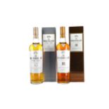 MACALLAN 10 YEARS OLD AND FINE OAK 10 YEARS OLD