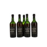 FIVE BOTTLES OF DOW'S 1996 VINTAGE PORT