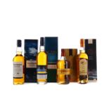 FOUR BOTTLES OF ISLAND SINGLE MALT SCOTCH WHISKY