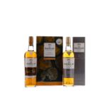 MACALLAN AMBER SPECIAL EDITION JUG AND GLASS SET, AND MACALLAN FINE OAK AGED 10 YEARS