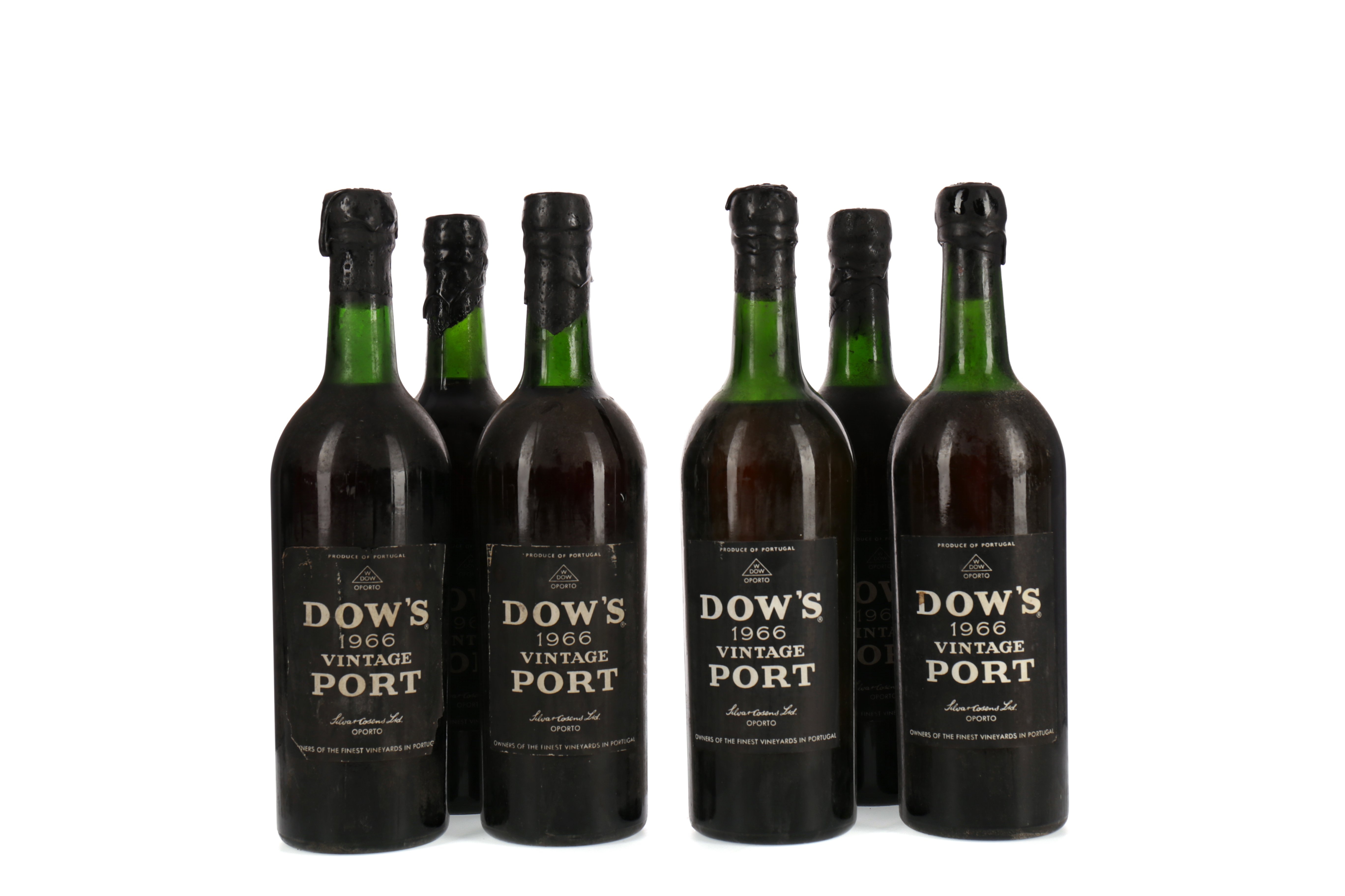 SIX BOTTLES OF DOW'S 10