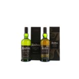 ARDBEG UIGEADAIL, 10 YEARS OLD AND CAOL ILA AGED 12 YEARS