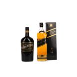 JOHNNIE WALKER BLACK LABEL AGED 12 YEARS AND BLACK BOTTLE