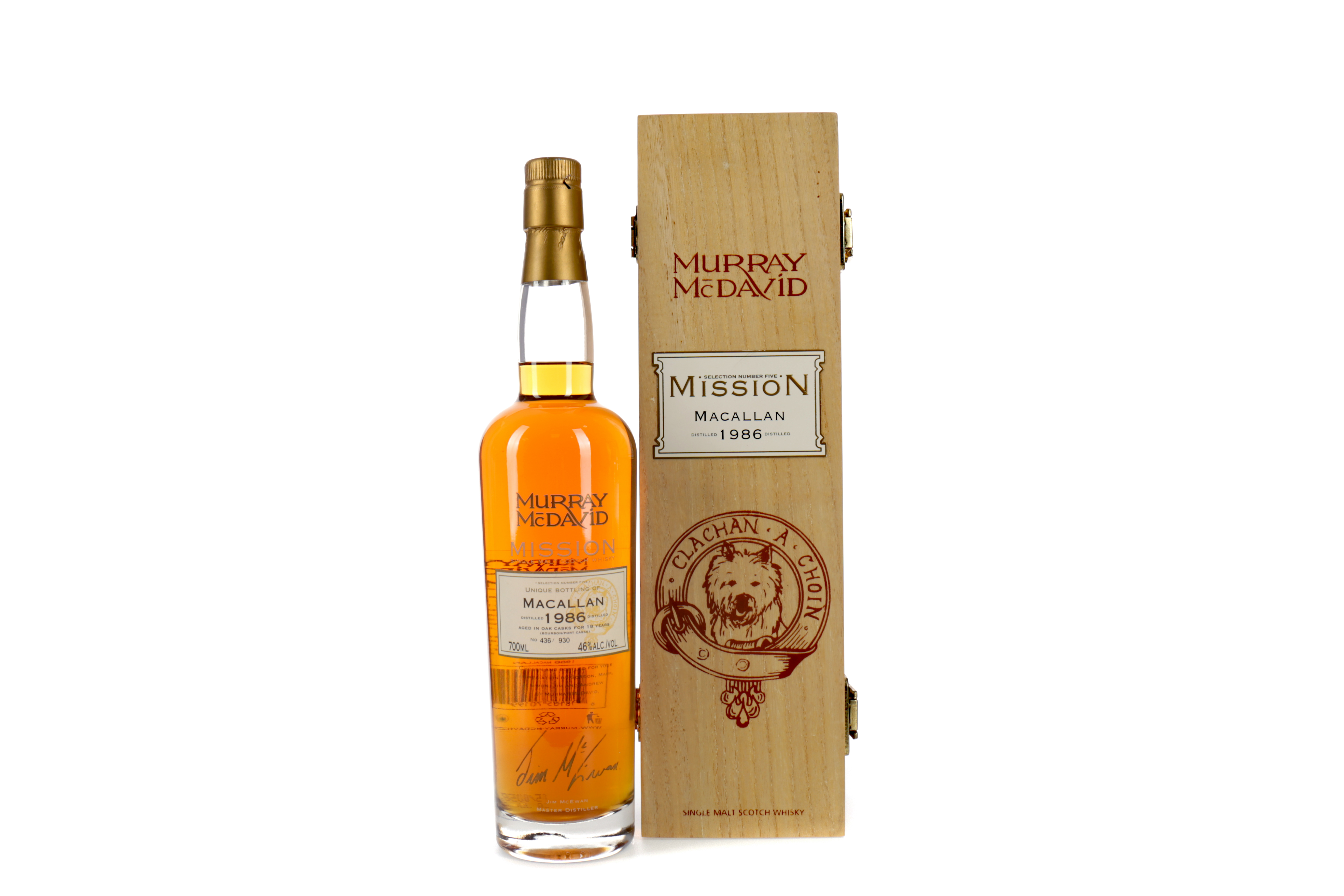 MACALLAN 1986 MURRAY MCDAVID MISSION AGED 18 YEARS