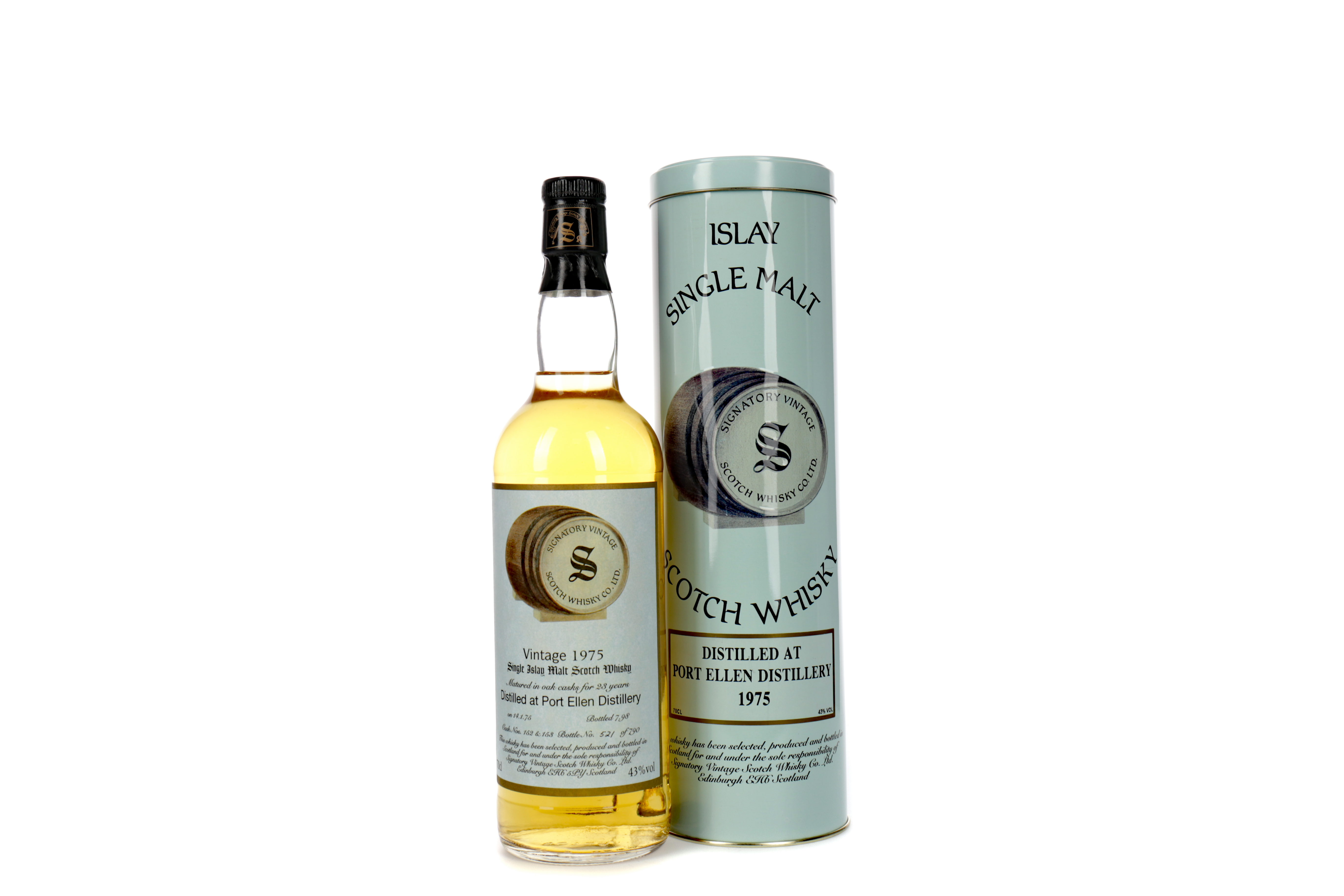 PORT ELLEN 1975 SIGNATORY VINTAGE AGED 23 YEARS