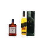 JOHNNIE WALKER GREEN LABEL AGED 15 YEARS AND BALLANTINE'S CELEBRATION