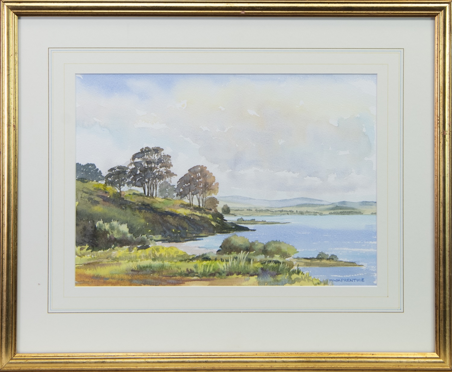 A PAIR OF WATERCOLOURS BY M W M PRENTICE - Image 3 of 4