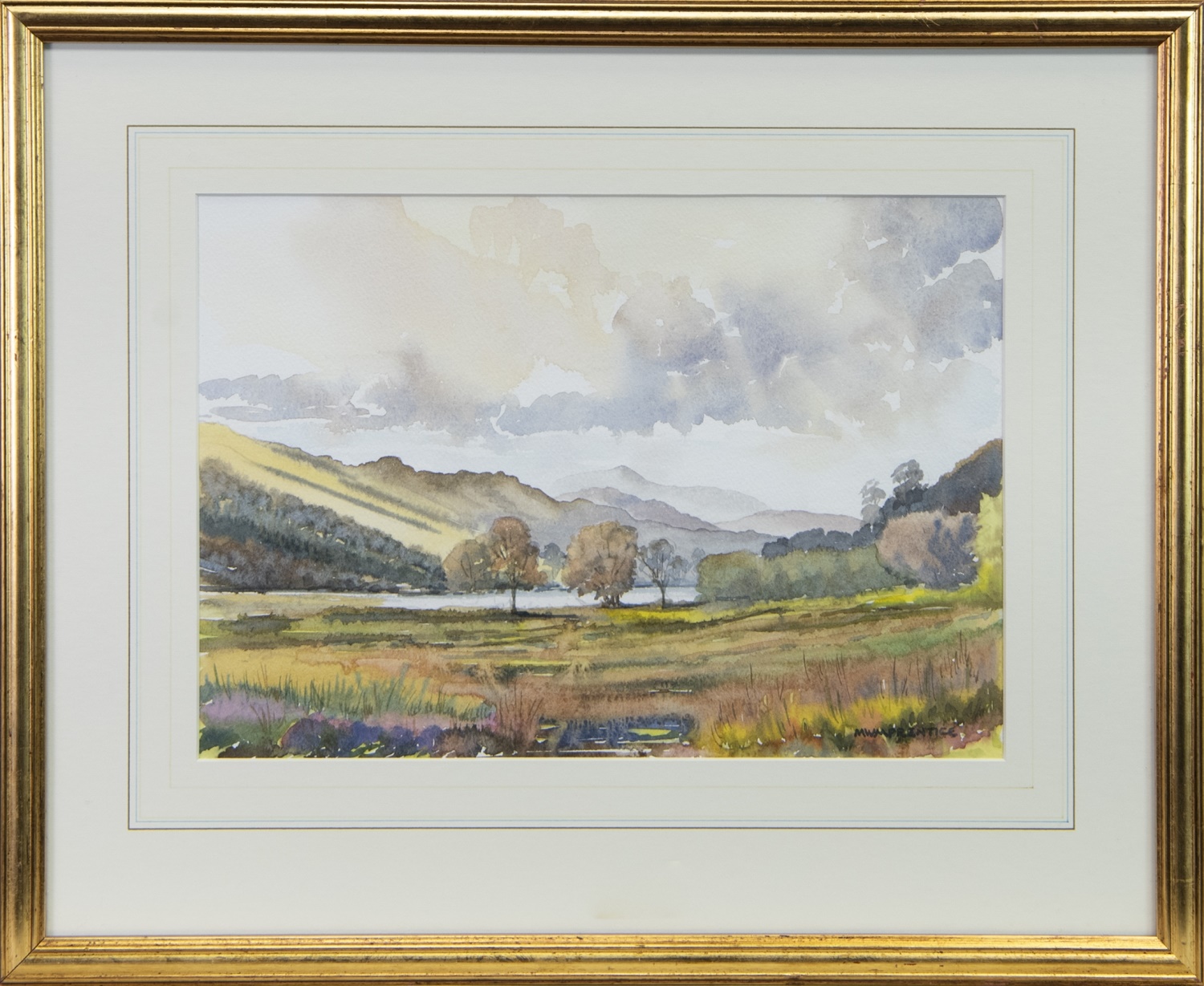A PAIR OF WATERCOLOURS BY M W M PRENTICE
