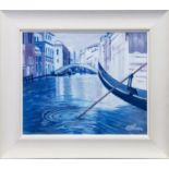 VENITIAN REFLECTIONS, AN ACRYLIC BY ALICK GRAY