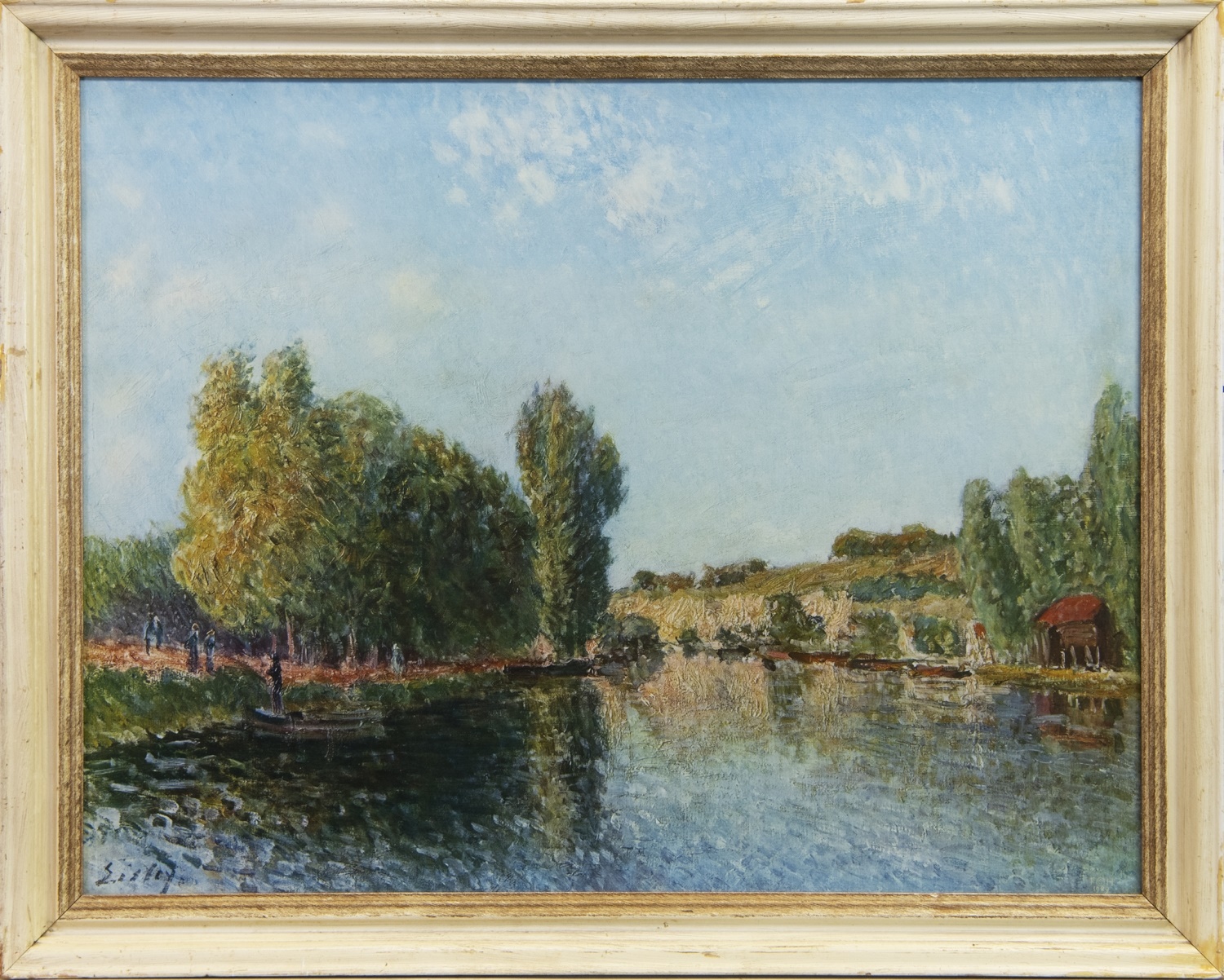 AN UNTITLED PRINT BY ALFRED SISLEY