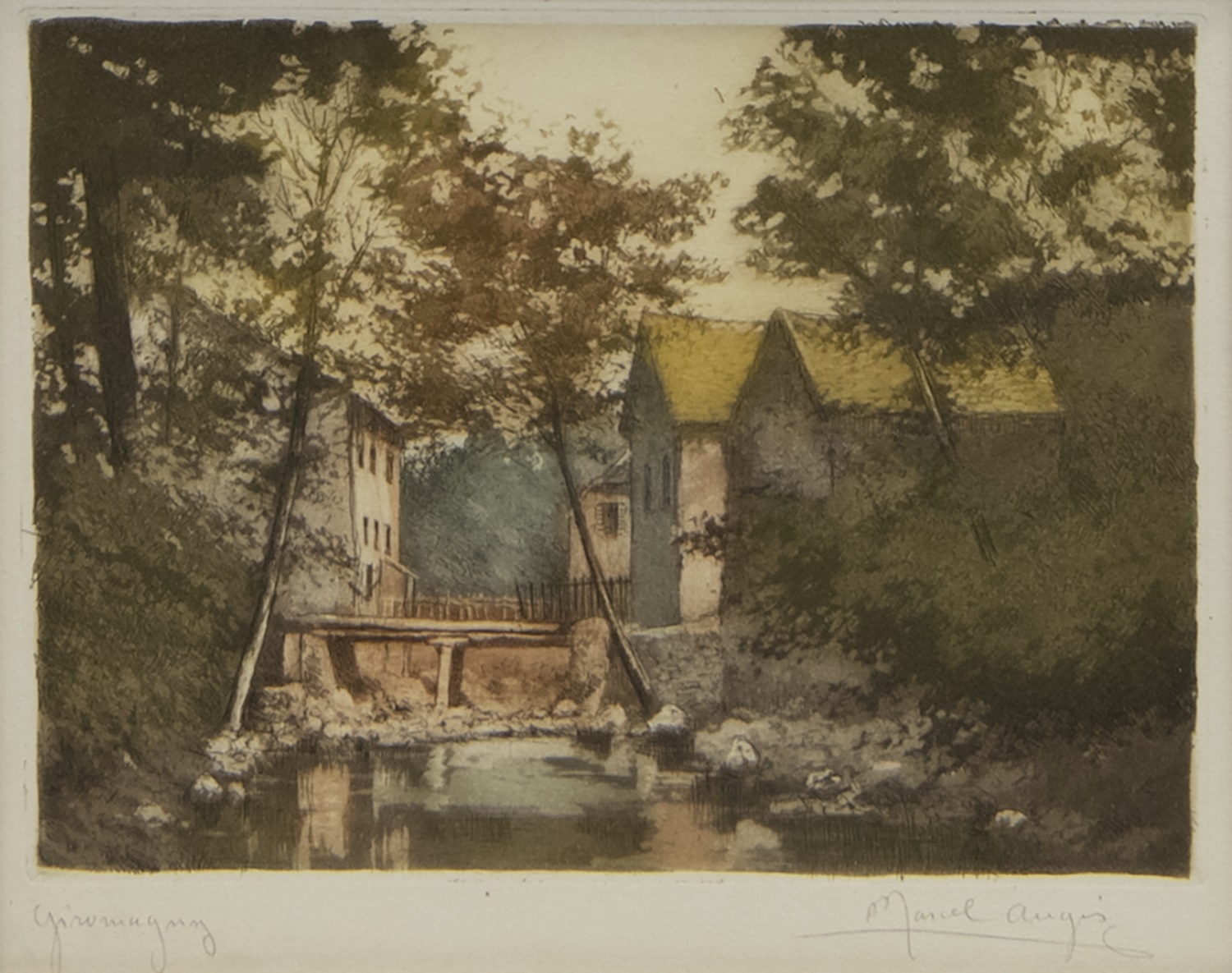 GIROMAGNY, A PRINT BY MARCEL AUGIS - Image 2 of 2