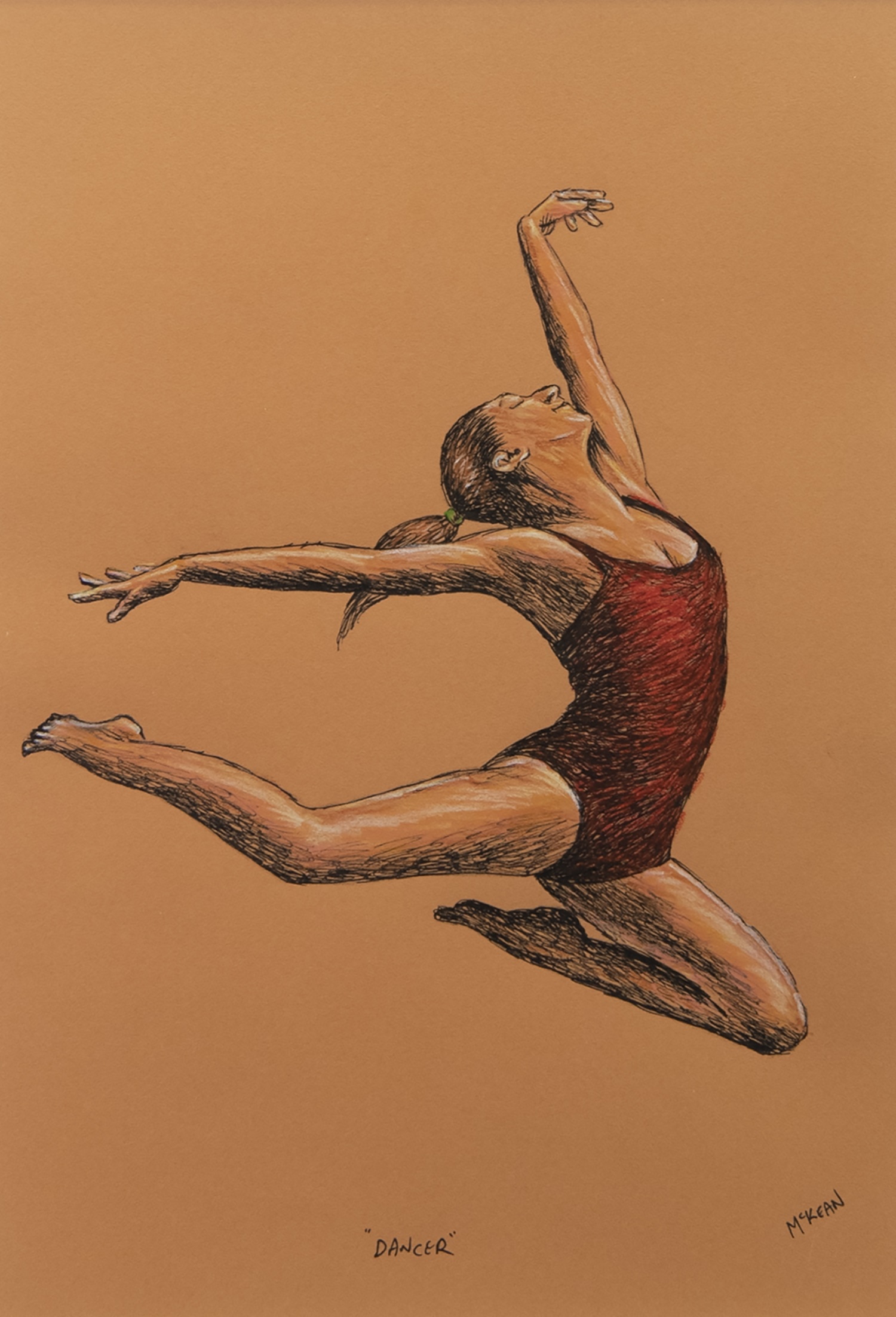 DANCER, A MIXED MEDIA BY GRAHAM MCKEAN - Image 2 of 2