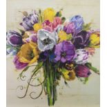 TULIP BOUQUET SPLENDOUR, A PRINT BY ANTONIO MASSA