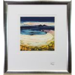 CROIG BEACH, ISLE OF MULL, A SIGNED PRINT BY JOLOMO