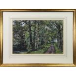 THE AVENUE, ARBIRLOT, A WATERCOLOUR BY JAMES MCINTOSH PATRICK