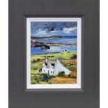 WEE CROFT, ISLE OF MULL, AN OIL BY CAROLINE WEST