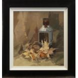 THE LANTERN, AN OIL BY HELEN M TURNER