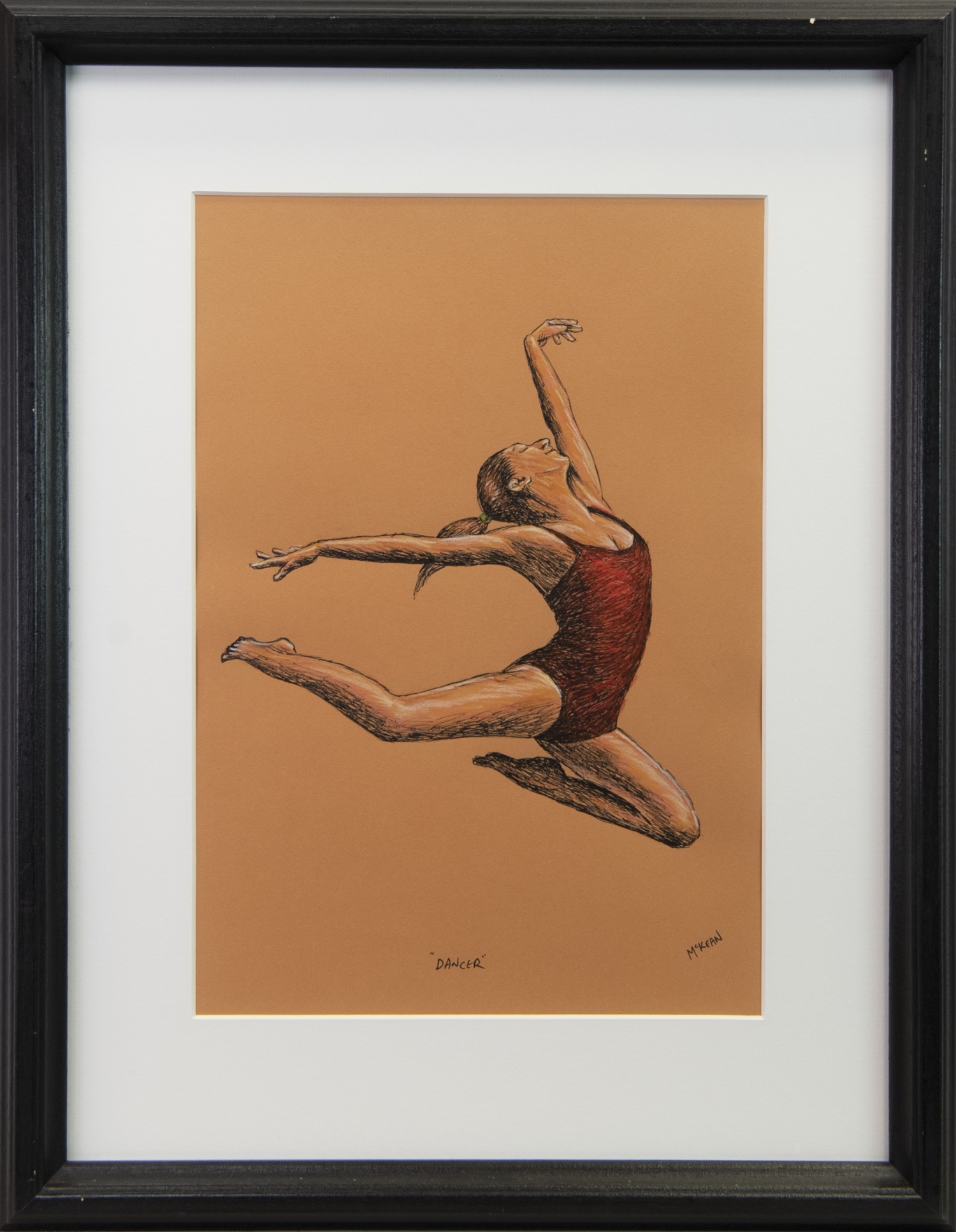 DANCER, A MIXED MEDIA BY GRAHAM MCKEAN