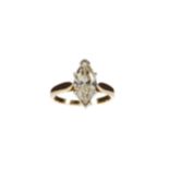 A DIAMOND SOLITAIRE RING