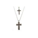 TWO CROSS PENDANTS