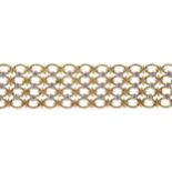 AN IMPRESSIVE DIAMOND BRACELET BY CARTIER