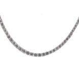 A DIAMOND RIVIERE NECKLACE