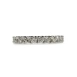 A DIAMOND HALF ETERNITY RING