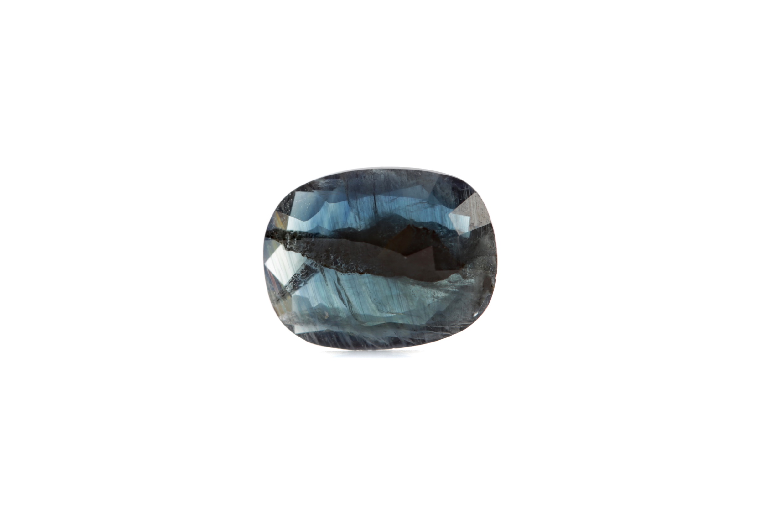 AN UNMOUNTED SAPPHIRE AND A PARTI SAPPHIRE - Image 2 of 2