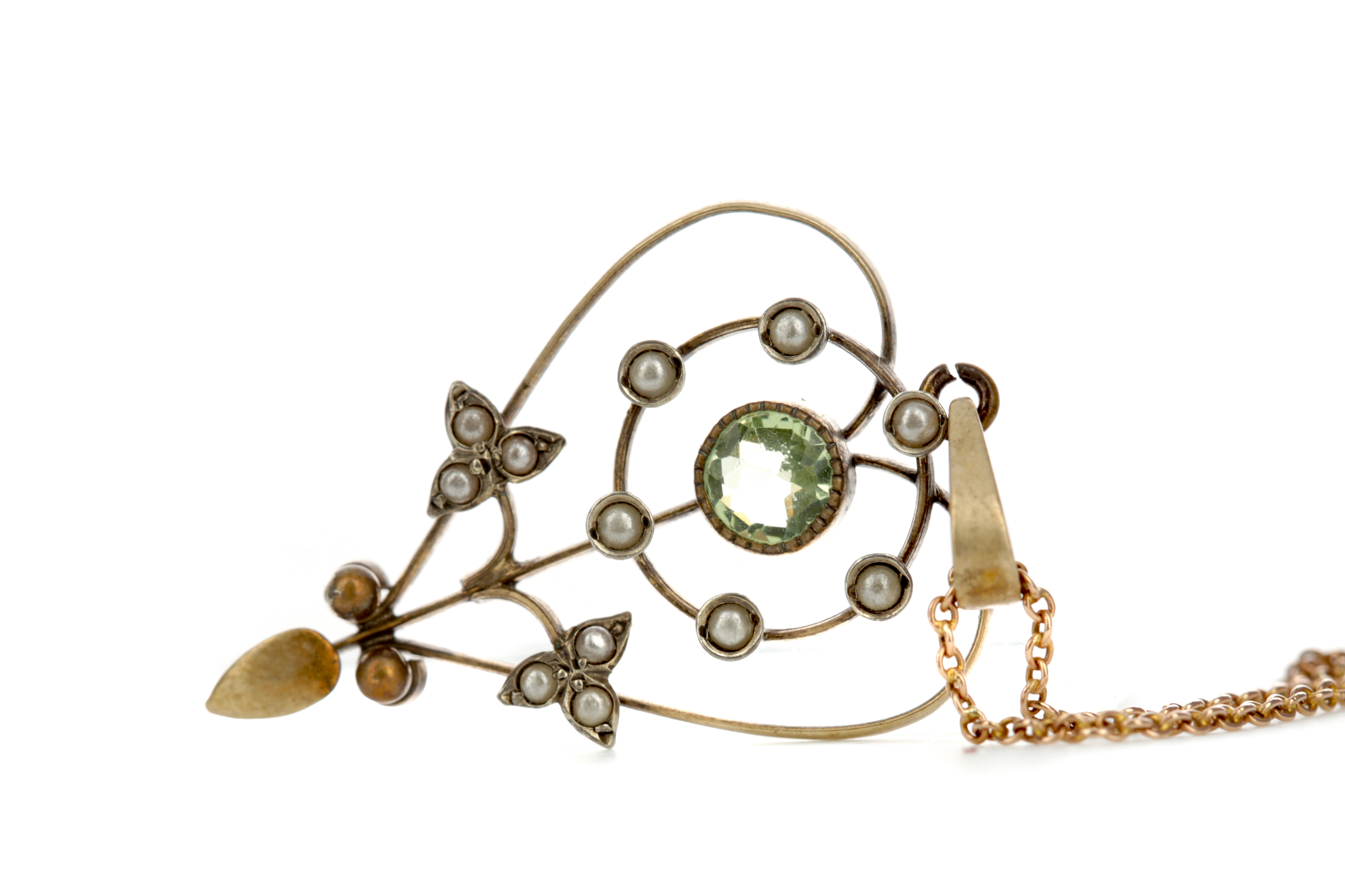 GEM SET BROOCH AND PENDANT - Image 2 of 2