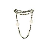 GREEN HARDSTONE NECKLACE