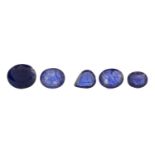 ** A COLLECTION OF UNMOUNTED TREATED AND FILLED SAPPHIRES