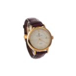 A GENTLEMAN'S CHRISTOPHER WARD GOLD PLATED AUTOMATIC WRIST WATCH
