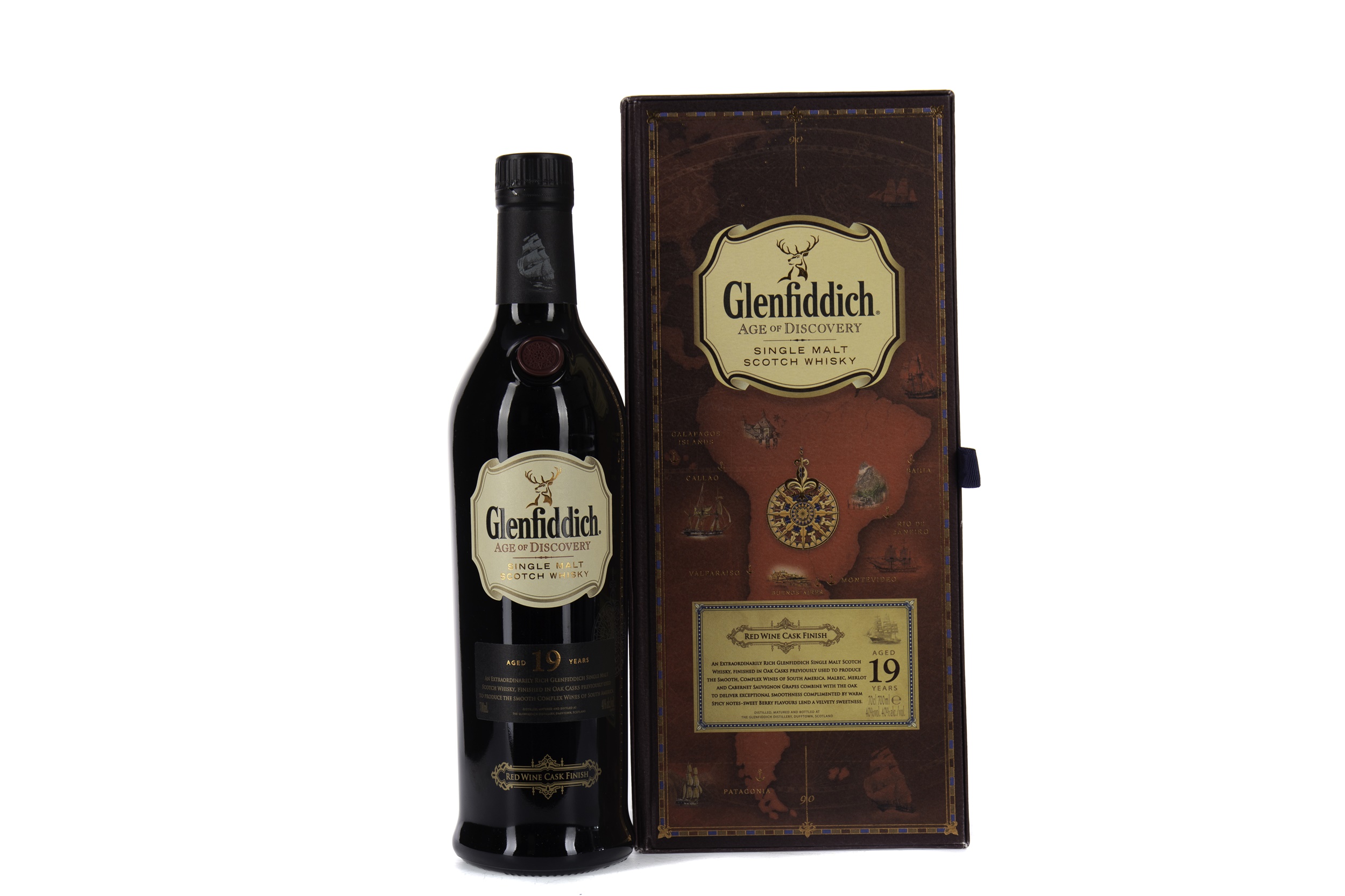 GLENFIDDICH AGE OF DISCOVERY AGED 19 YEARS RED WINE FINISH