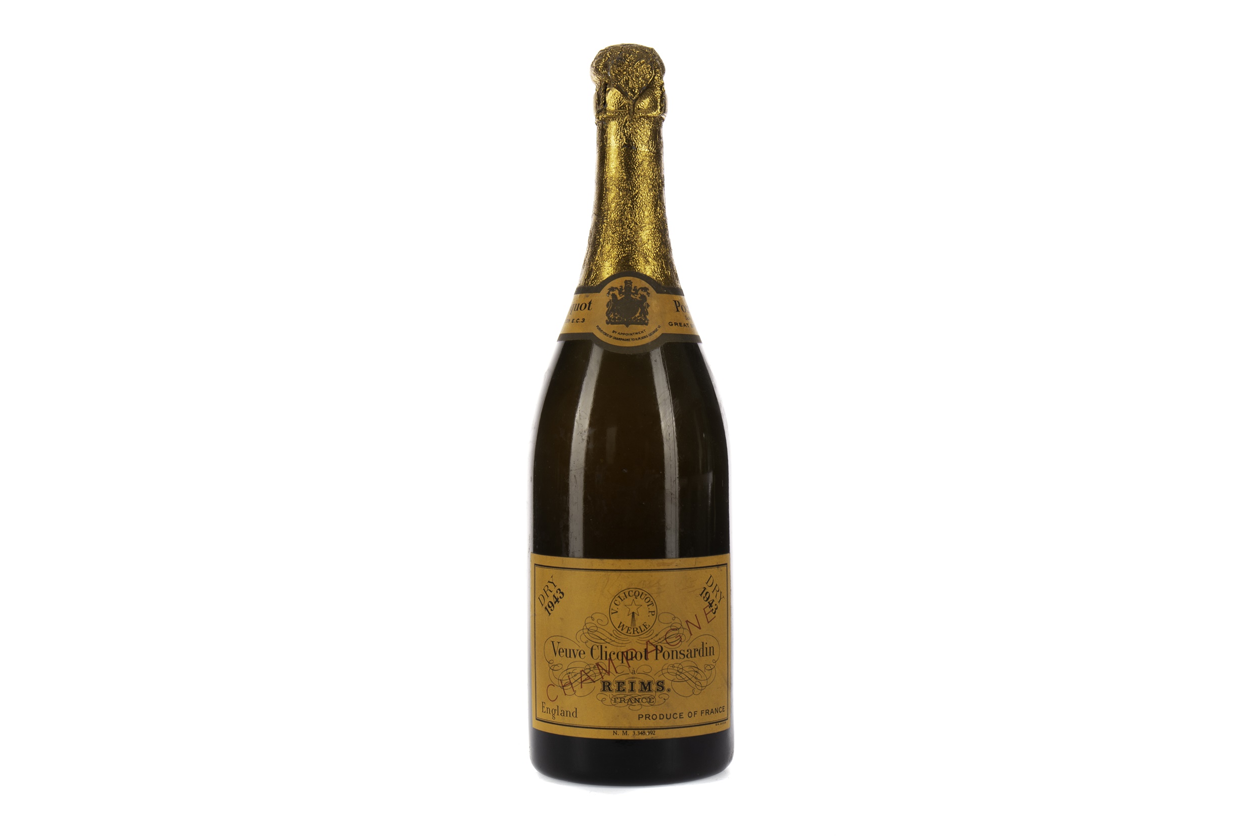 VEUVE CLIQUOT PONSARDIN BRUT 1943