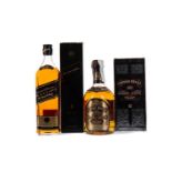 JOHNNIE WALKER EXPLORERS' CLUB, BLACK LABEL AGED 12 YEARS, & CHIVAS REGAL 12 YEARS OLD