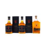 JIM BEAM SIGNATURE CRAFT AGED 12 YEARS, AND TWO BOTTLES OF JIM BEAM DOUBLE OAK