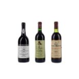 SMITH WOODHOUSE 1982 LATE BOTTLED VINTAGE, CHATEAU GRAND BIGAROUX 1983, AND LA ROSE 1986