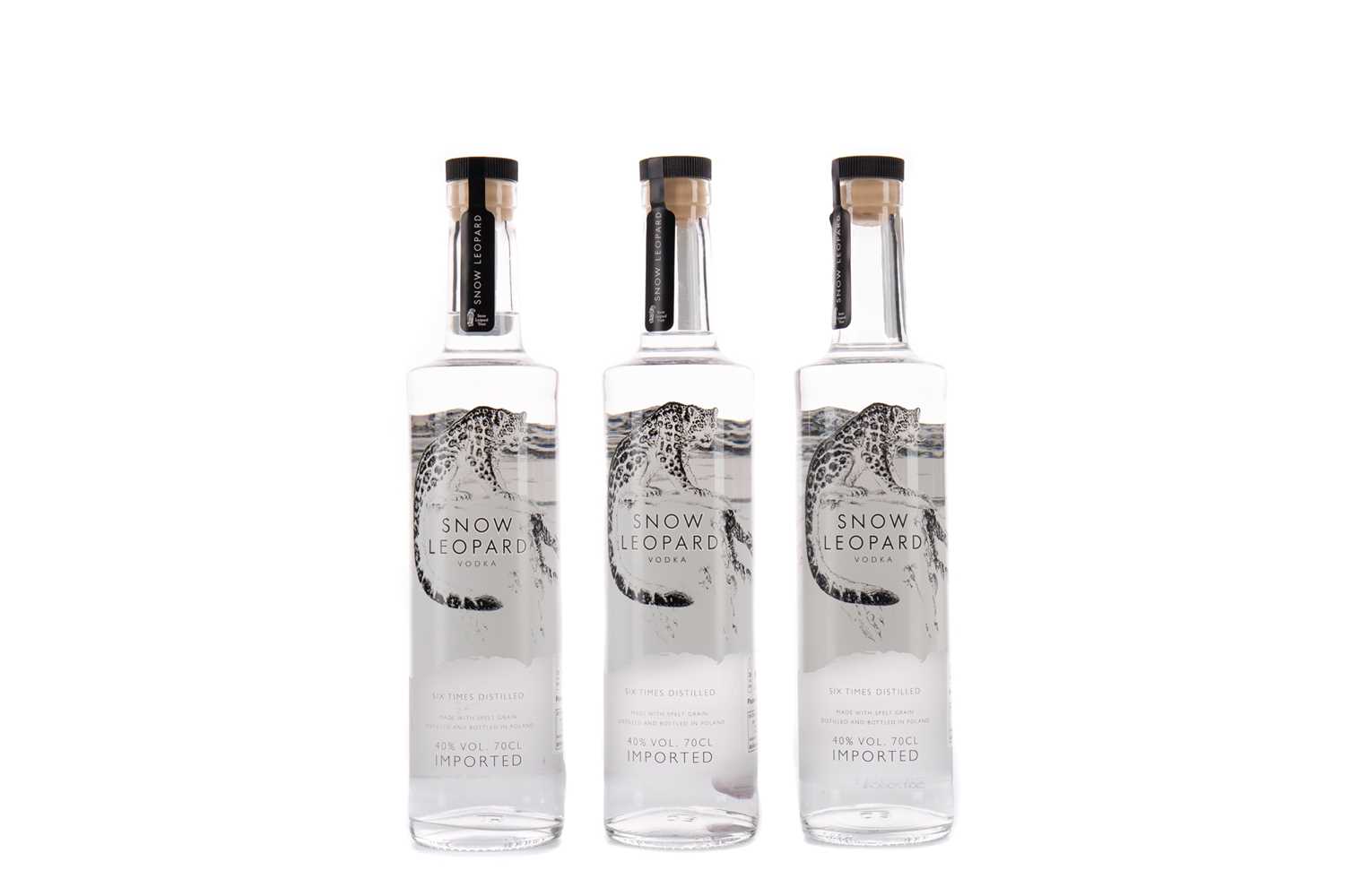 THREE BOTTLES OF SNOW LEOPARD