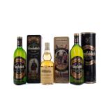 TWO BOTTLES OF GLENFIDDICH SPECIAL OLD RESERVE, AND GLEN MORAY 12 YEARS OLD