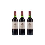 THREE BOTTLES OF LES FORTS DE LATOUR 1983