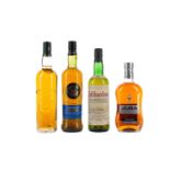 JURA SUPERSTITION, TULLIBARDINE AGED 10 YEARS, LOCH LOMOND CLASSIC AND GLENGOYNE 10 YEARS OLD