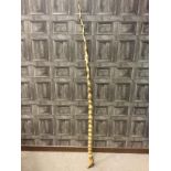 AN AFRICAN WOOD STAFF