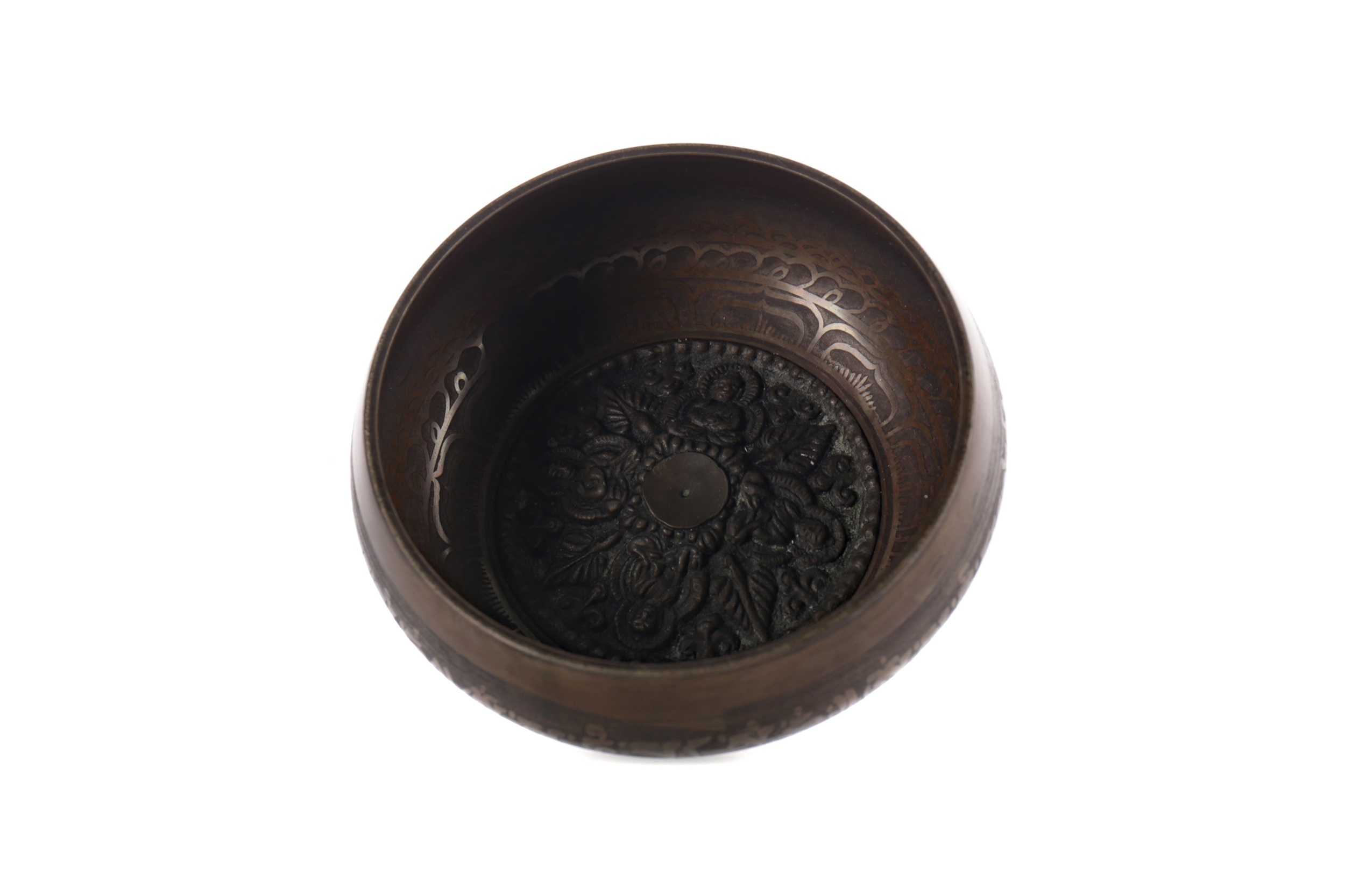 A 20TH CENTURY EASTERN BRONZE CENSER - Image 2 of 2