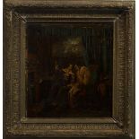 INTERIOR SCENE, AN OIL FROM THE CIRCLE OF DAVID WILKIE