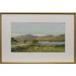 LOCH FAD, ROTHESAY, A WATERCOLOUR BY W WEIR