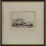 KERRERA, AN ETCHING BY D Y CAMERON